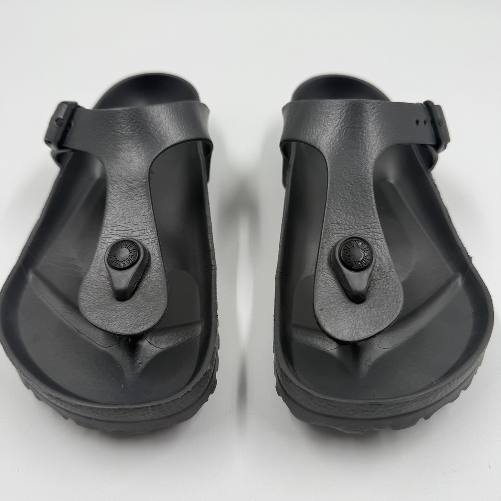 Birkenstock Gizeh EVA Sandals Womens Size 8 Gray Thong Flip Flop Slides - Picture 4 of 10